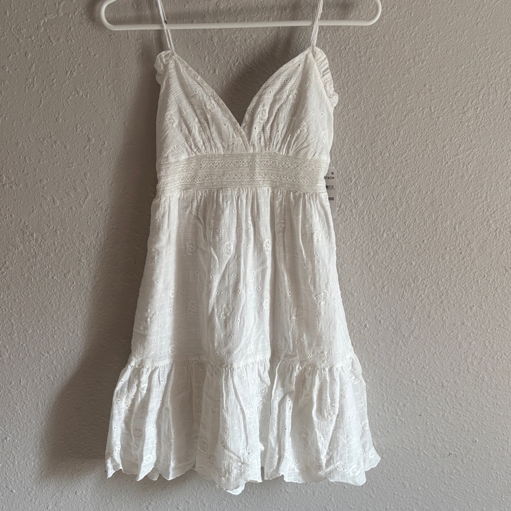 BP White Lace Dress